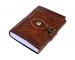 Brown Handmade Leather Eye Leather Dairy Note Book Blank Book Journal With C Lock Dairy